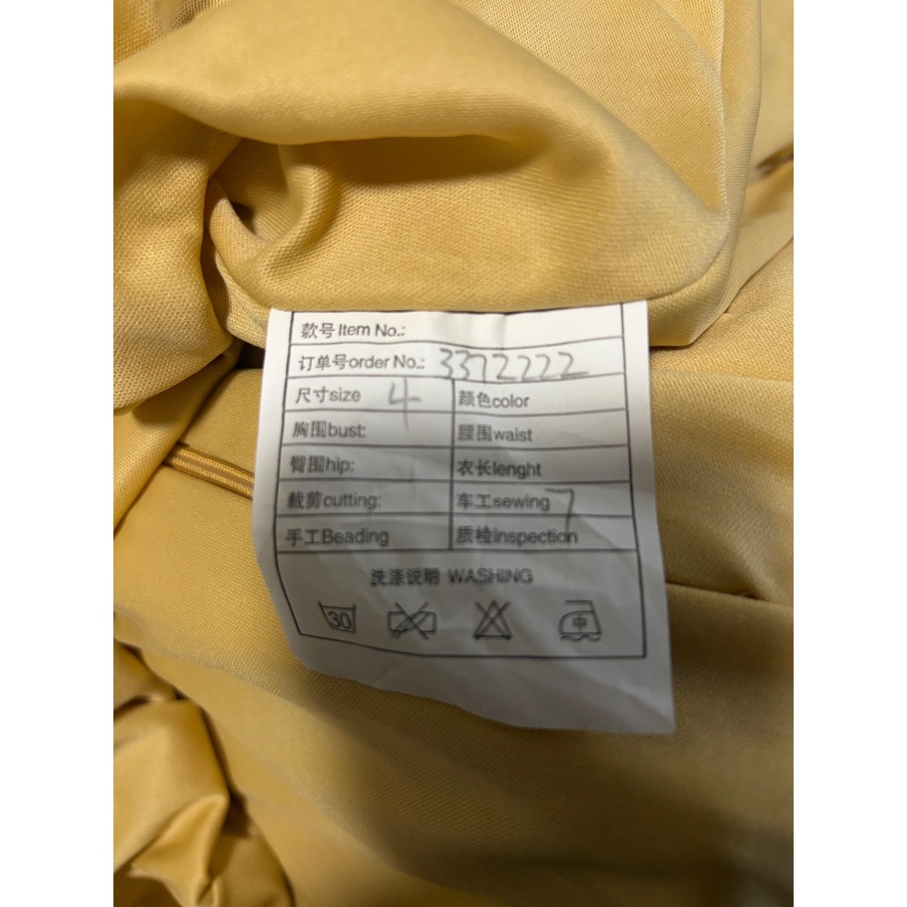 Fashion Class and Fashion Metallic Gold Pleated Mini Dress Size 4‎ NWT 3372222 - Picture 3 of 11